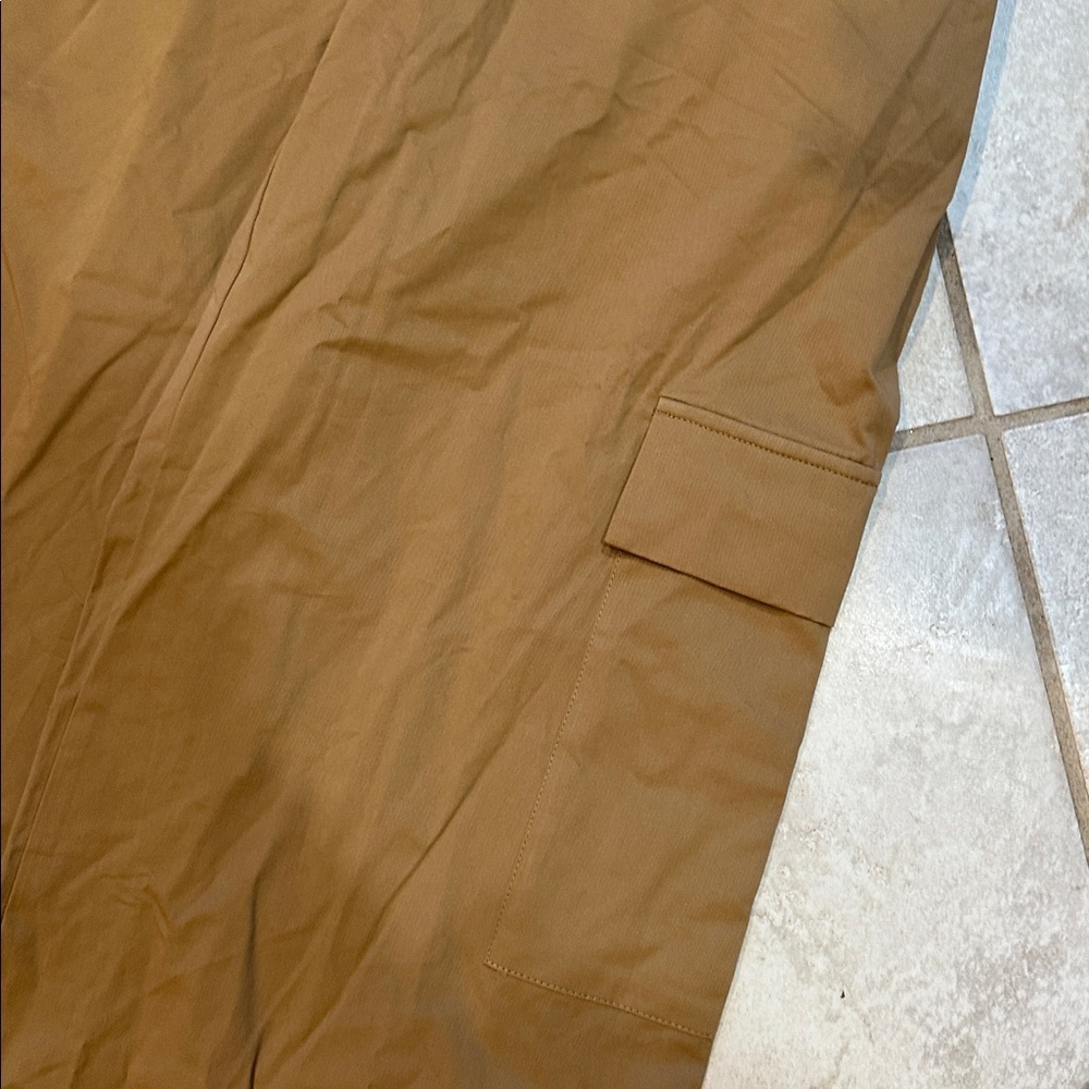 The Ragged Priest Earthling Tan D-Ring Cut Out Waist Baggy Cargo Pants 8 Wide - Picture 8 of 10